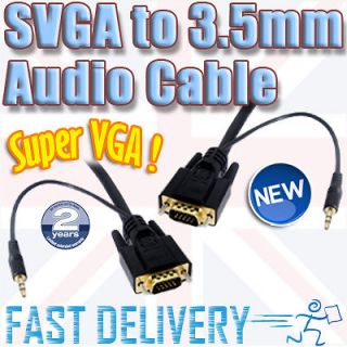 HDMI S VGA DVI D Scart RCA DB9 Male to Female Audio Cable 1M 2M 2.5M 