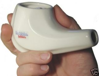 Newly listed Salt Pipe Inhaler Refillable Ceramic For Nutural Asthma 