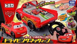 TOMY DISNEY CARS PIXAR Cars Tomicas race McQueen driving NEW 2012