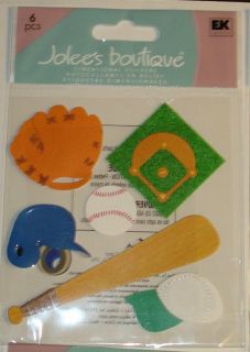   Sports Kids Softball Baseball Glove Bat Hat Helmet Diamond Sticker