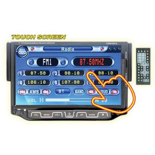  Teknique ICBM 9610 NEW Single DIN 7” Touch Screen DVD/CD/MP3 Player