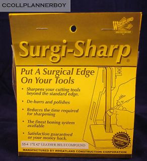 1X42 Surgi Sharp Leather Honing Belt Strop Tool Knife Sharpening