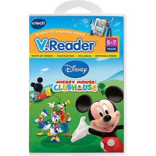 Reader Disney MICKEY MOUSE CLUBHOUSE Vreader Vtech Game NEW Club 