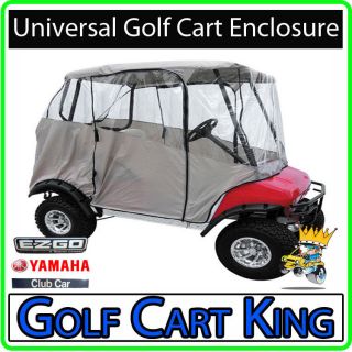 EZGO   Club Car   Yamaha Golf Cart Enclosure   (2 Pass)