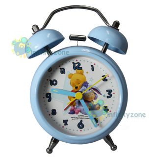 Disney Winnie The Pooh Eeyore Night Light Twin Bell Alarm Clock NEW 