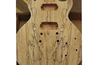 AGED SPALTED MAPLE LP STYLE DIY ELECTRIC GUITAR LUTHIER BUILDER KIT