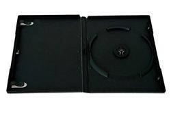 100 STANDARD Black Single DVD Cases 14MM (Machinable Quality)