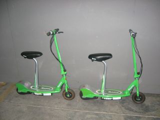 RAZOR E200S ELECTRIC MOPED SCOOTERS USE OUTDOOR 2 TOTAL SCOOTERS