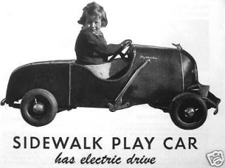 Build an ELECTRIC SIDEWALK PLAY CAR: Plans