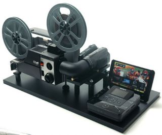 Telecine Video Transfer Movie Projector to DVD, Dual 8 Built In PAL 