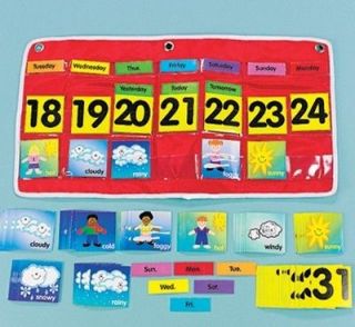   POCKET CHART Calendar Teacher Classroom CARDS Kindergarten Elementary