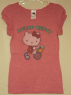 Hello Kitty Pink ( Kitty Riding her Tricycle )Top