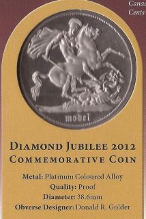   2012 QUEEN ELIZABETH II BRITISH GEORGE AND DRAGON DIAMOND JUBILEE COIN