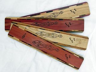   in the US​A Inlaid Wood Bookmark Engraved with Mountain Dulcimer