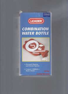 Qt. Combination Enema Bag / Douche System w/ Hot Water Bottle Leader 