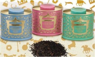 Twinings Queens Diamond Jubilee Loose Tea Blend 3 x 100g Gold Embossed 