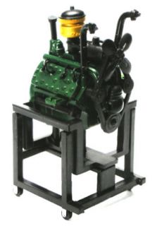 PTX Mini Ford V8 Flathead 377 Engine w/Stand 124 Scale Dioramas 