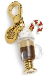 NWT Juicy Couture Gold LTD ED HOT CHOCOLATE CHARM Rare Glass Cup Candy 
