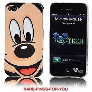 Mickey Mouse Face iPhone 4/4S Case & Screen Protector Disney Parks 