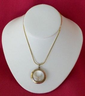 LARGE Antique Vintage Gold Puffy but Flat Mustard Seed Necklace 1950s 