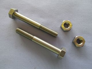 NORTON SINGLE DOMINATOR FEATHERBED STAINLESS ENGINE PLATE/FRAME BOLTS 