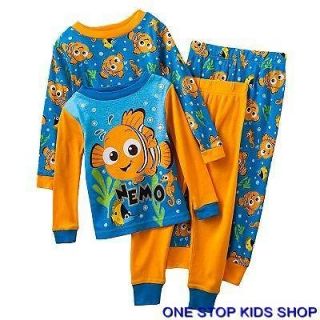 FINDING NEMO Toddler Boys 2T 3T 4T Pjs Set PAJAMAS Shirt Pants DISNEY