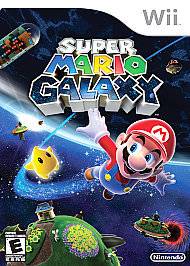 Wii Super Mario Galaxy Video Game incl Instruction Booklet