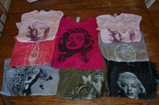 Huge lot 8 Marilyn Monroe t shirts Small