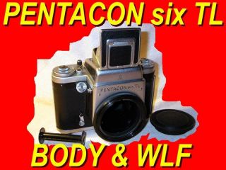   SIX TL camera body w waist level finder WLF medium format film 6x6 cm