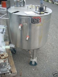 11518 001 50 Gallon Stainless Steel Tank Jacketed 100 PSI