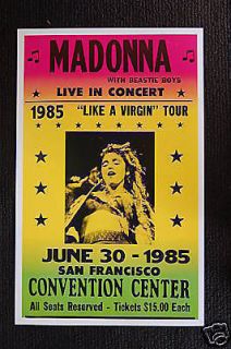 Madonna (tour,concert,album,live) (poster,print,tapestry)