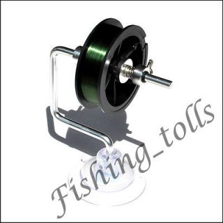   Silver Aluminum Fishing Line Reel Spooler System Fishing Tackle TO UK