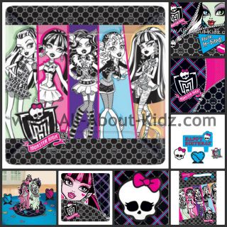 MONSTER HIGH Birthday PARTY SUPPLIES   Make Your Own Set