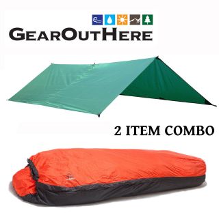   WATERPROOF KIT Bivy Bag Tent Tarp Hiking Travel Camping Fishing Gear