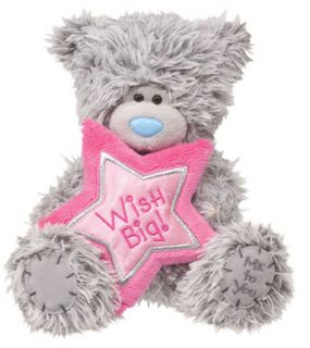 Me to You TATTY TEDDY Birthday Bear w Pink Satin Star 6 Sitting by 