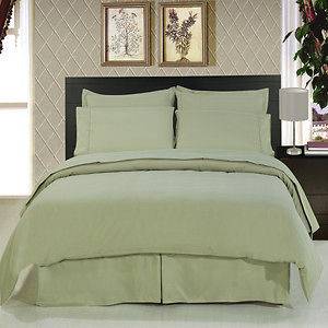 Egyptian Cotton Quality 1200 TC Duvet Cover Set 2 Pillow Shams All 