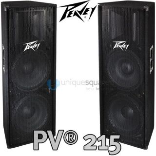 Peavey PV 215 PV215 Dual 15 2 Way Passive PA Speaker