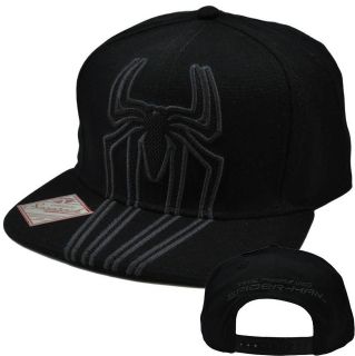   Spiderman Marvel Comics Wall Crawler Spidey Snapback Flat Bill Hat Cap