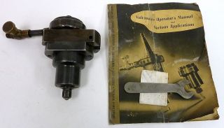 Vulcanaire #12178 Jig Grinding Head With Wrench and Operators Manual