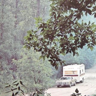   1977 Deluxe Travel Trailer RV sales brochure AD CAMPER floor plans