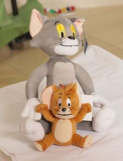 28CM & 15CM Tom and Jerry Soft Plush Doll Toy NEW