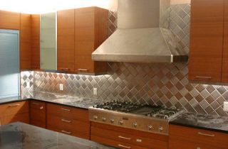 Stainless Steel Backsplash & Wall Metal Tiles   50 Tiles