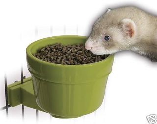 Marshall Ferret Rat 10z Easy On Cage Food Crock Bowl