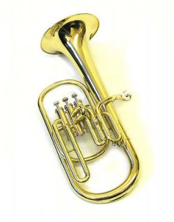 New E.F. Durand Brass Alto Horn w/Case, Mouthpiece, & Warranty