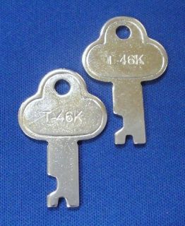 T46 Steamer Trunk Key Precut Long Footlocker Key T 46K