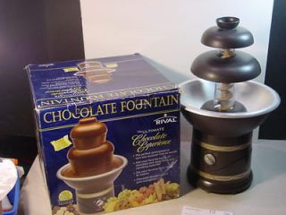 Chocolate Fountain Rival Model CFF5 3 to 5 Pounds