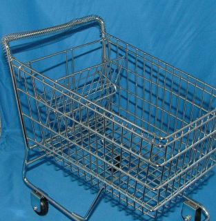   DreamKeeper Chrome Mini Shopping Cart / Grocery Basket Extremely Rare