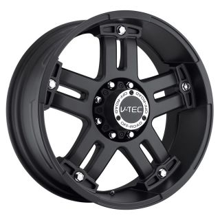 17 inch V tec Warlord Black wheels rims 6x5.5 6x139.7  12 / Silverado 
