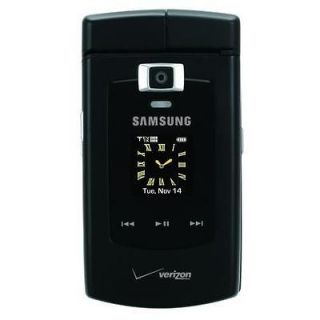   Samsung Alias U740 No Contract Camera QWERTY 3G Used Black Cell Phone