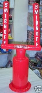 Smirnoff Inflatable Football Hanging Goal Post Sign New